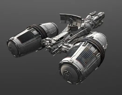 PBR Game 3D Models – Rebel Tanker Ship