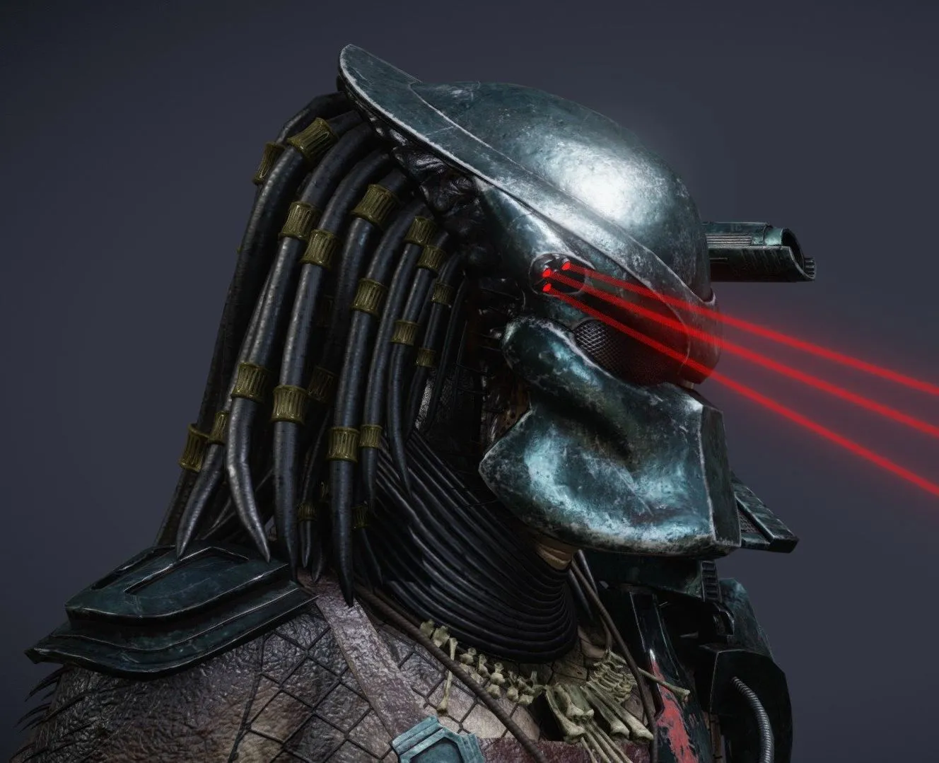 PBR Game 3D Models – Red Baron Predator Game Character