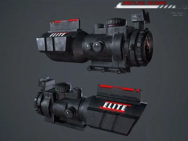 PBR Game 3D Models – Reflex Scope