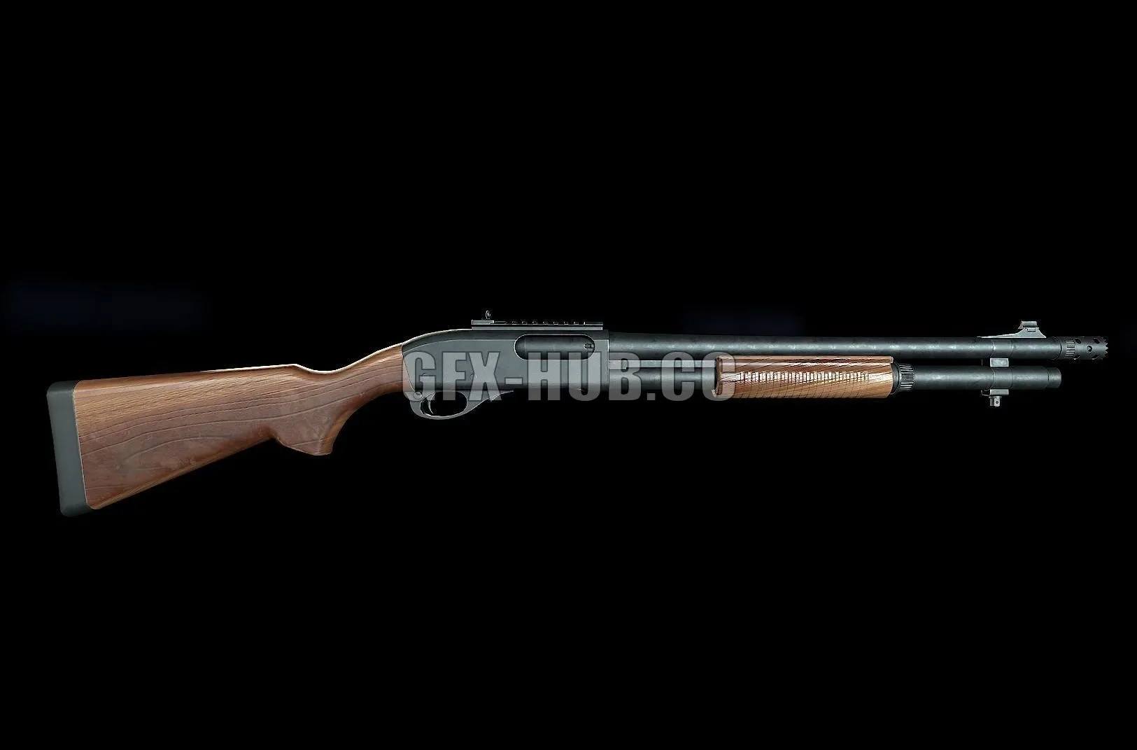 PBR Game 3D Models – Remington 870