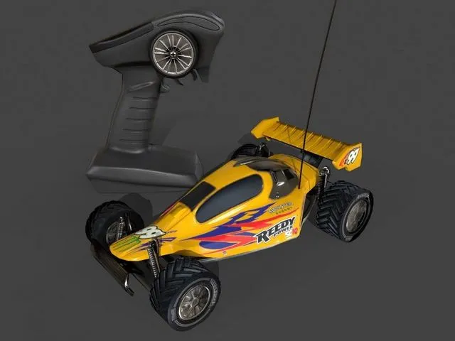 PBR Game 3D Models – Remote Controlled Car