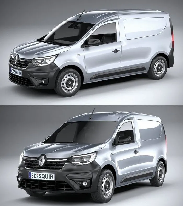 PBR Game 3D Models – Renault Express Van 2021