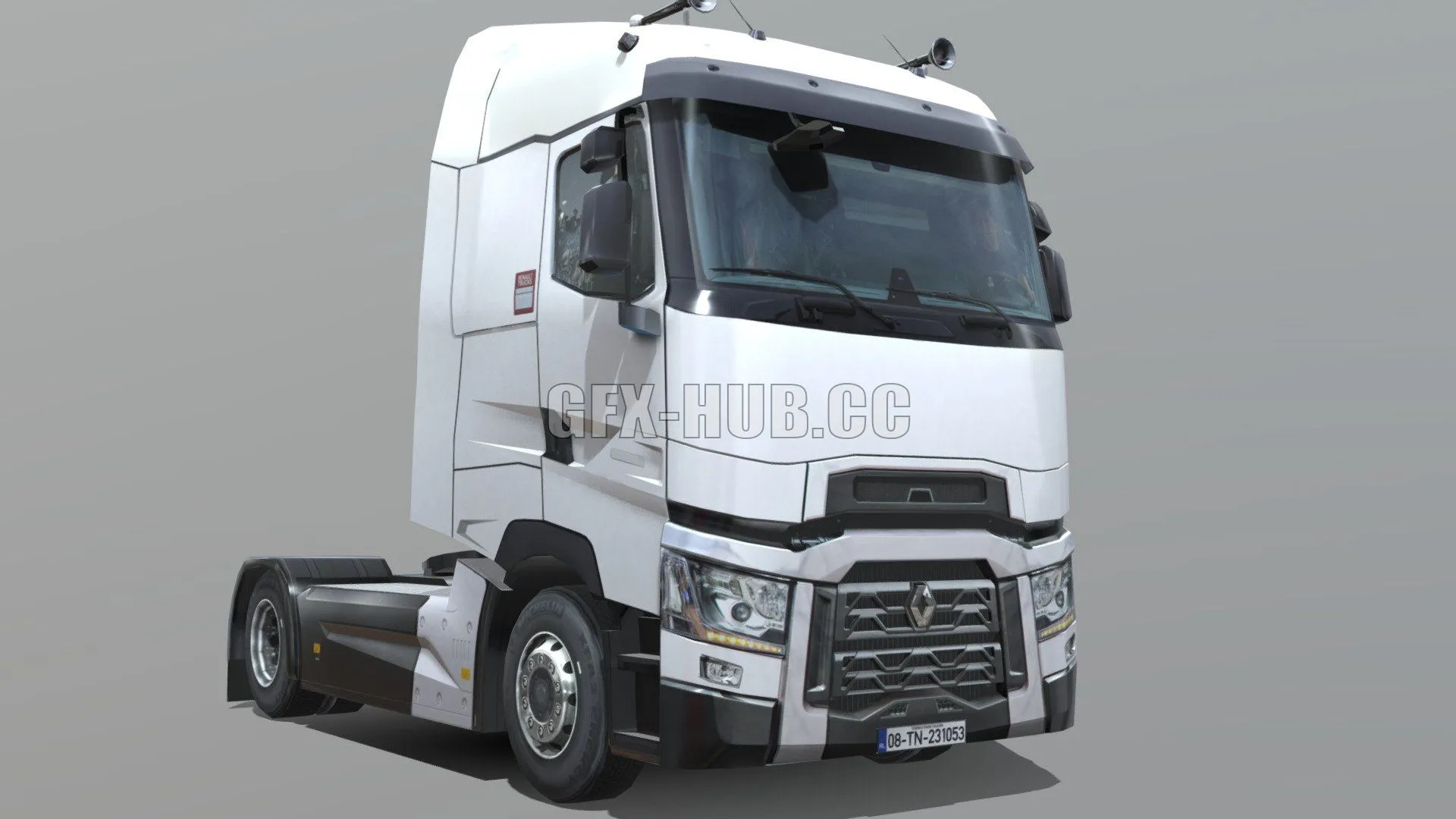 PBR Game 3D Models – Renault T series High Sleeper Cab