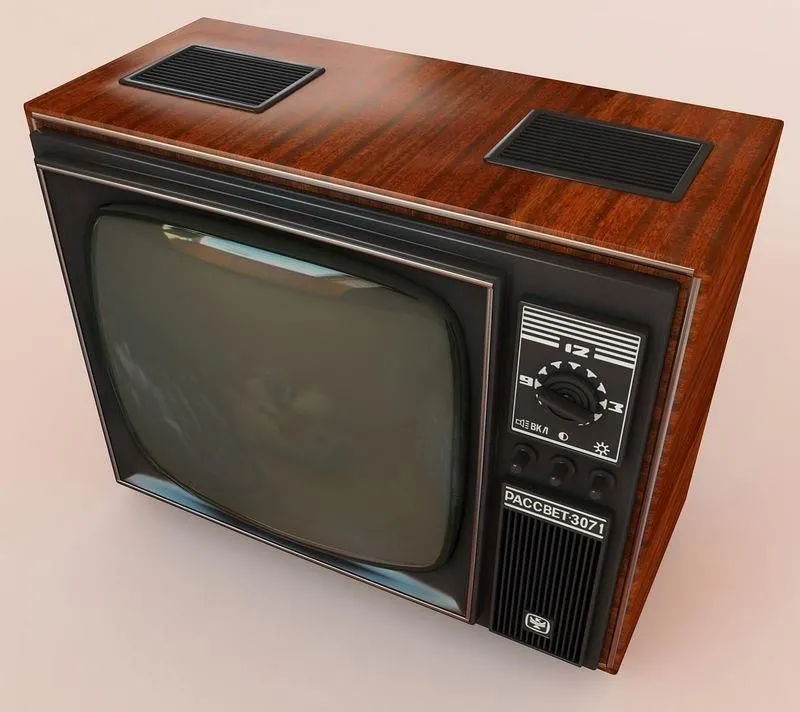 PBR Game 3D Models – Retro Old TV