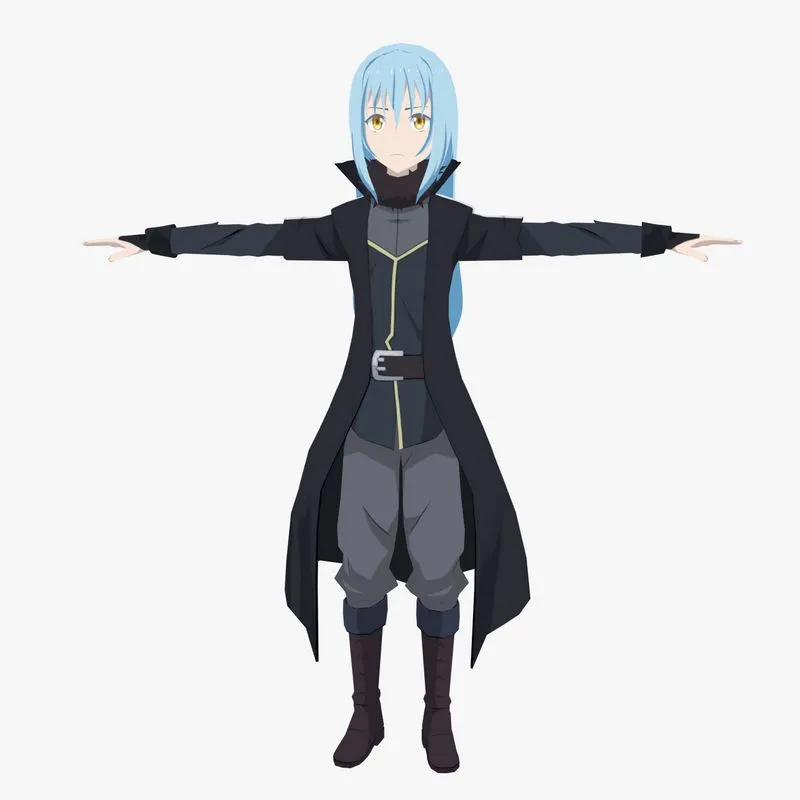 PBR Game 3D Models – Rimuru Tempest