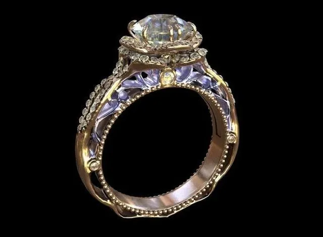 PBR Game 3D Models – Ring Venetian