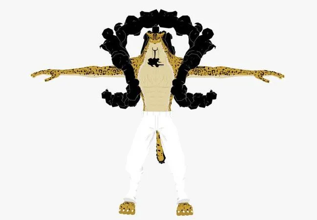 PBR Game 3D Models – Rob Lucci in his awakening