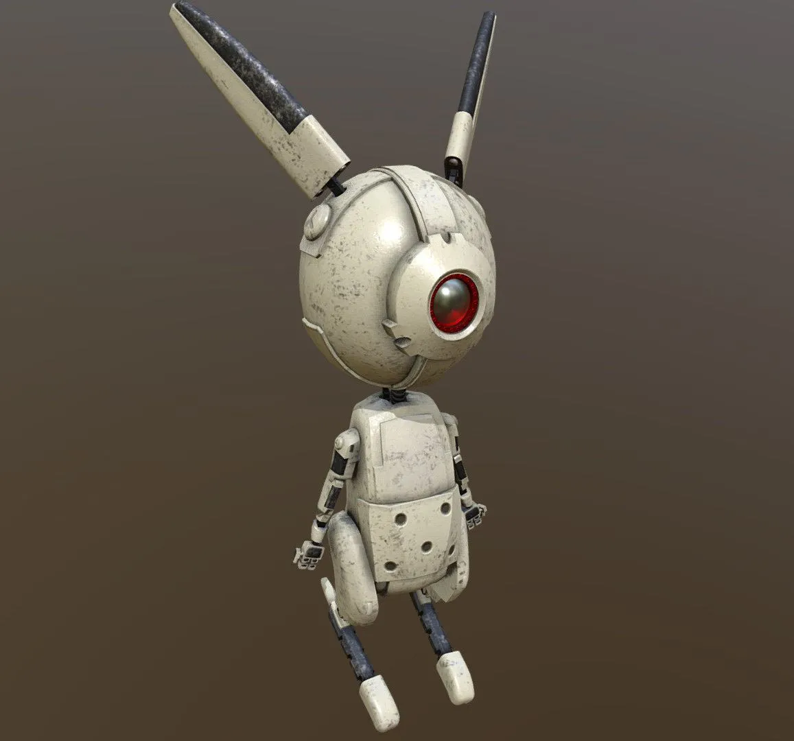 PBR Game 3D Models – Robo Bunny Pat 161