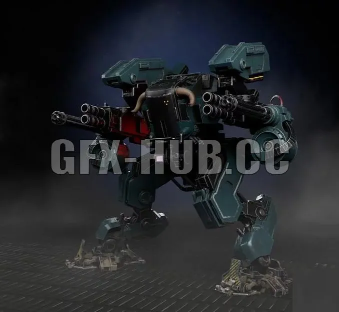 PBR Game 3D Models – Robo Shaitan