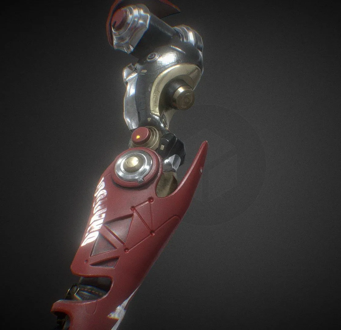 PBR Game 3D Models – Robot Arm 2