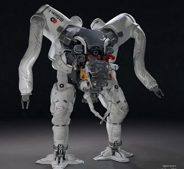 PBR Game 3D Models – Robot Mech Operator