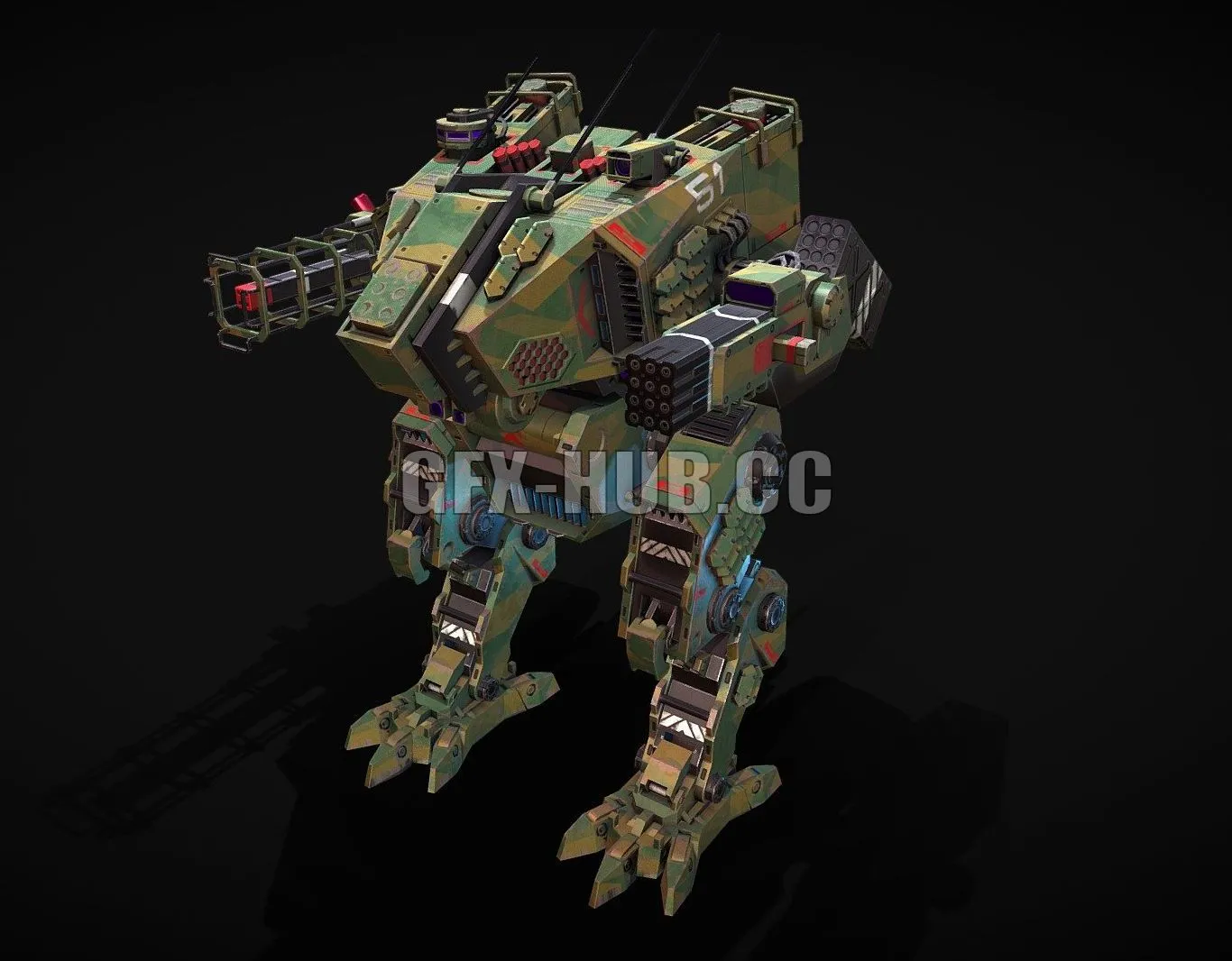 PBR Game 3D Models – Robot Warfare