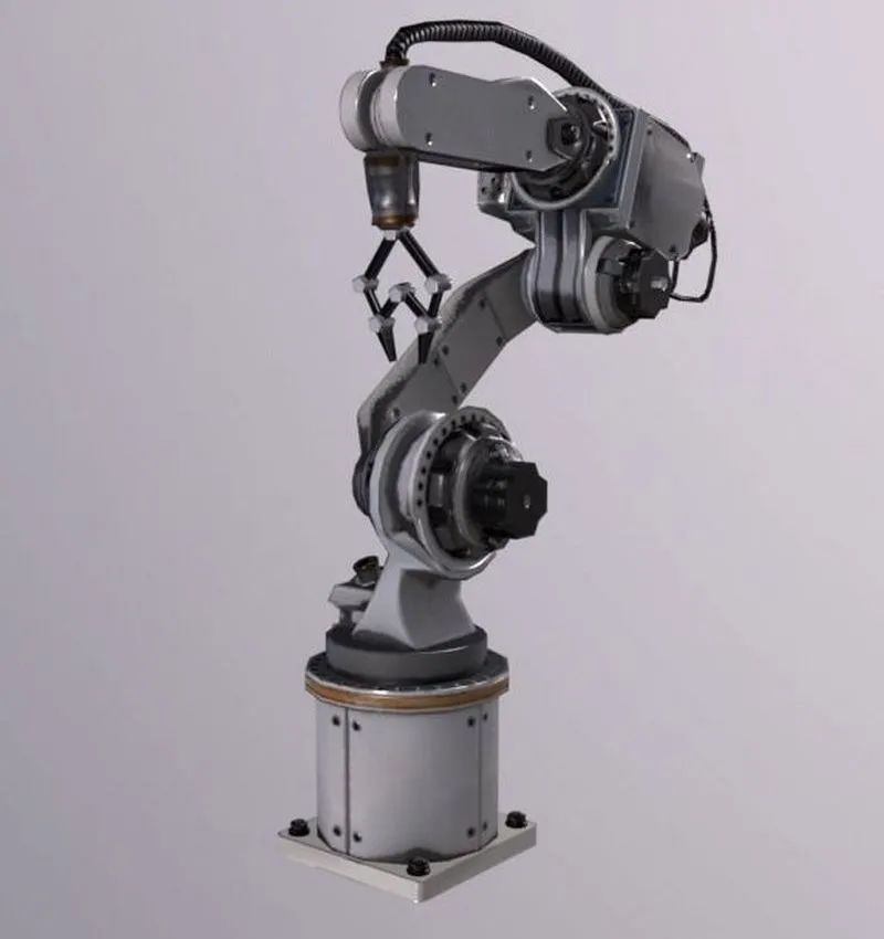PBR Game 3D Models – Robotic Arm Low-poly