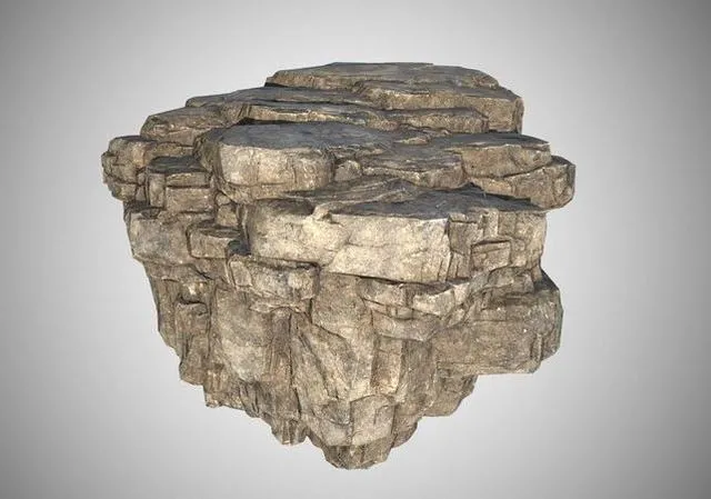 PBR Game 3D Models – Rock stone 01