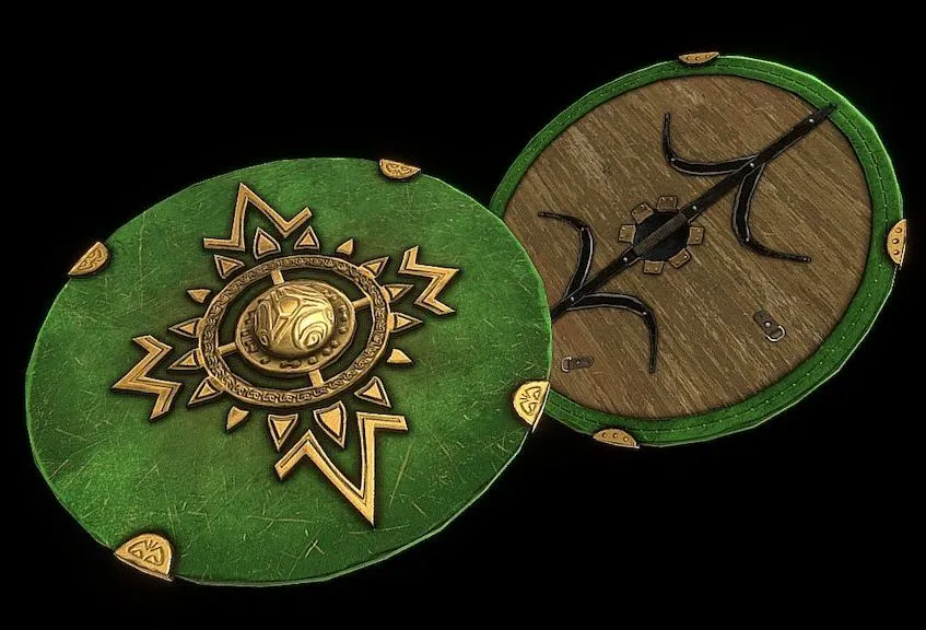 PBR Game 3D Models – Rohan Eorl Guard Shield
