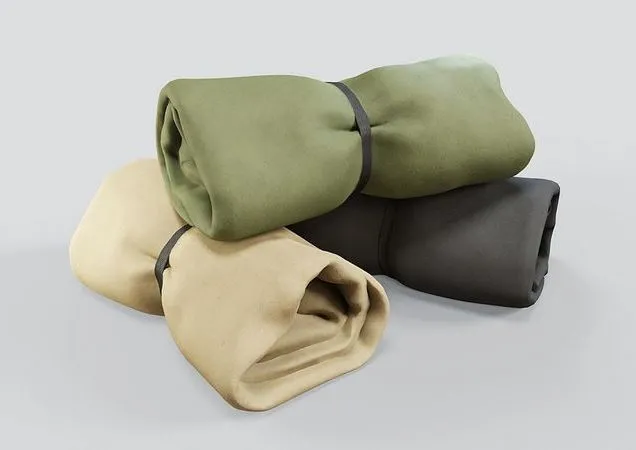 PBR Game 3D Models – Rolled Cloth