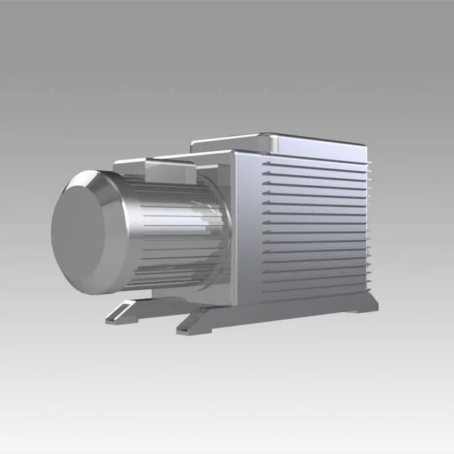 PBR Game 3D Models – Rotary vane vacuum pump