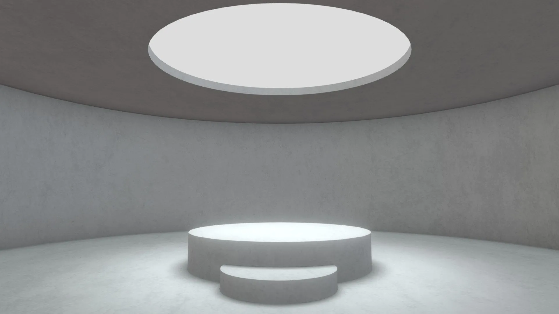 PBR Game 3D Models – Round Abandoned For Product Showcase Vr Gallery