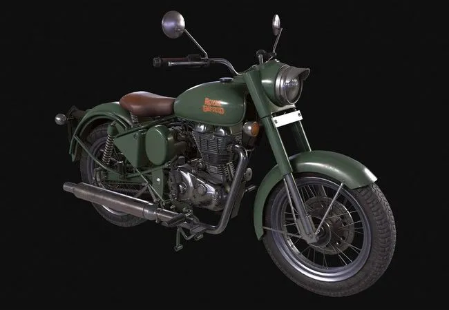 PBR Game 3D Models – Royal Enfield Classic 500