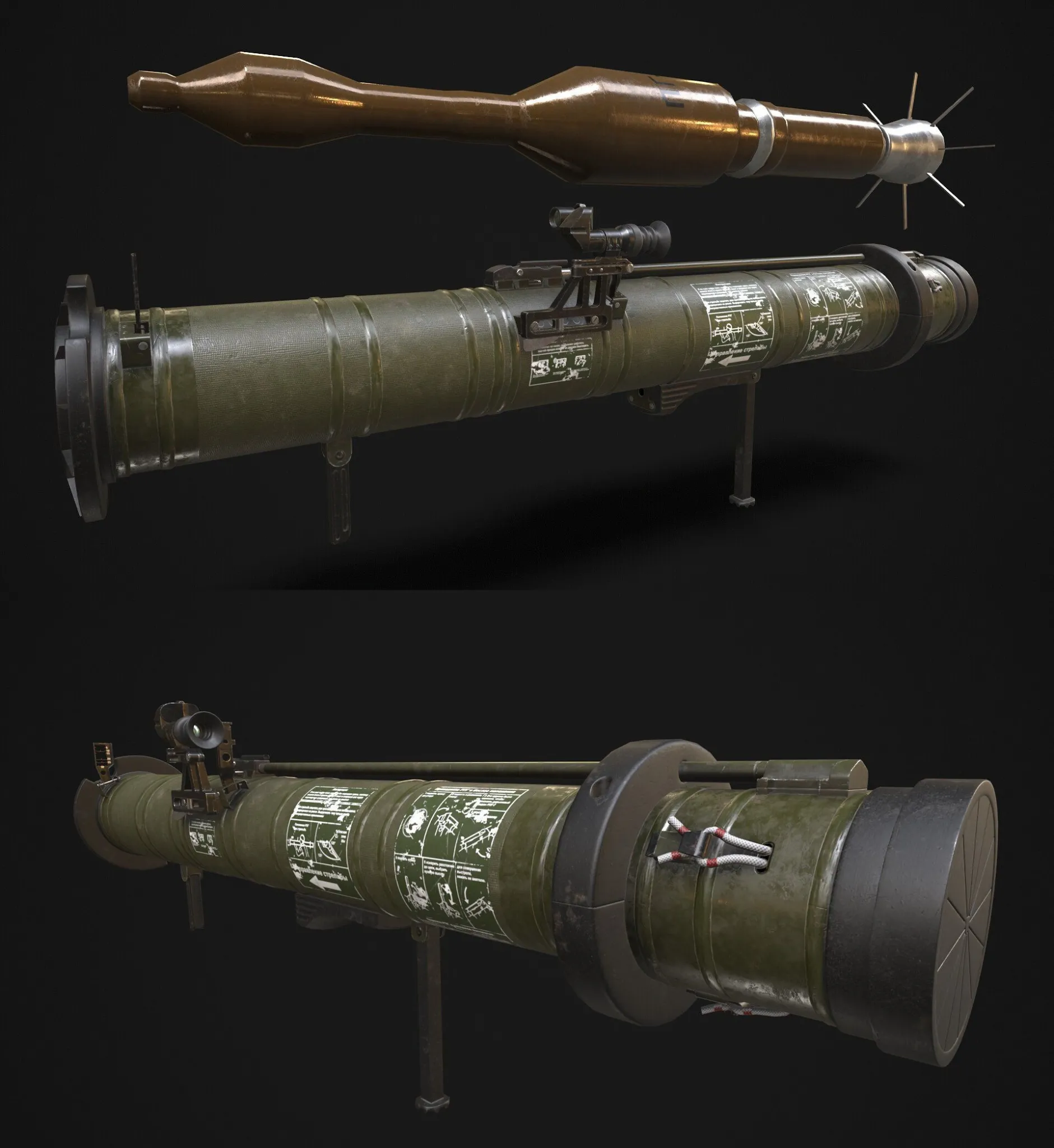 PBR Game 3D Models – RPG-28