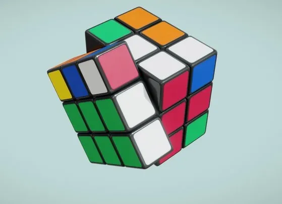 PBR Game 3D Models - Rubik's Cube Speed Solving