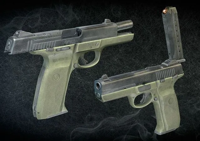 PBR Game 3D Models – Ruger SR9