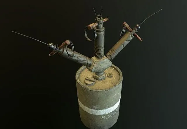 PBR Game 3D Models – S-mine 35 German Grenade mine WW2