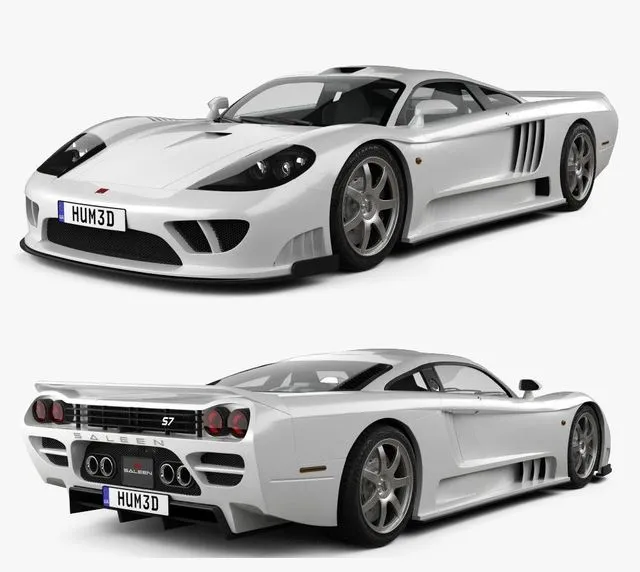 PBR Game 3D Models – Saleen S7 Twin Turbo 2009