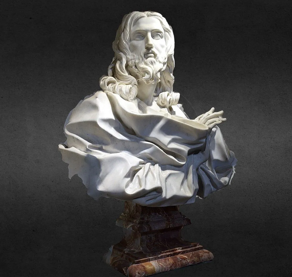 PBR Game 3D Models – Salvator Mundi Gian Lorenzo Bernini
