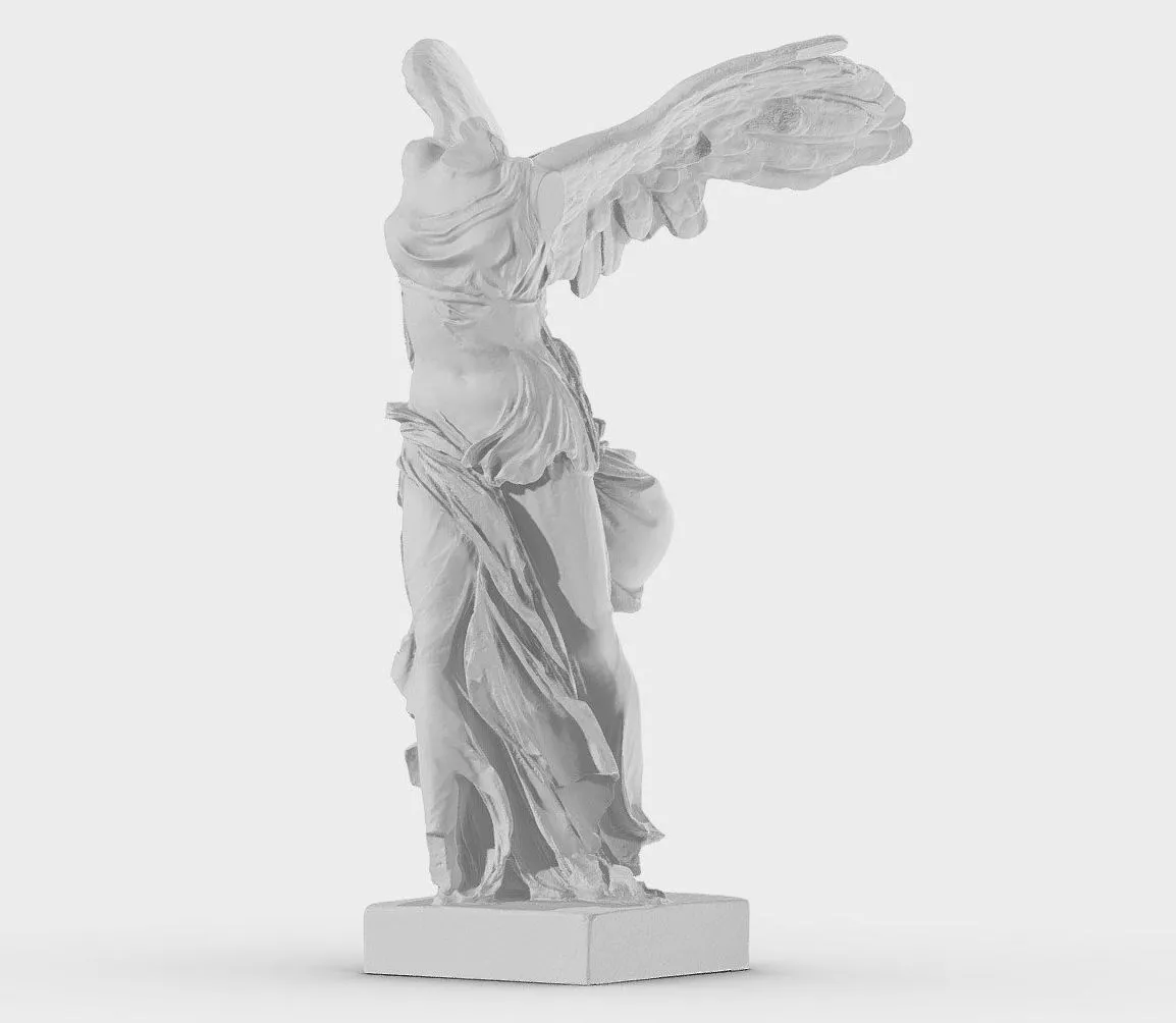 PBR Game 3D Models – Samo Hip Victoire De Samothrace Couleur Blanche