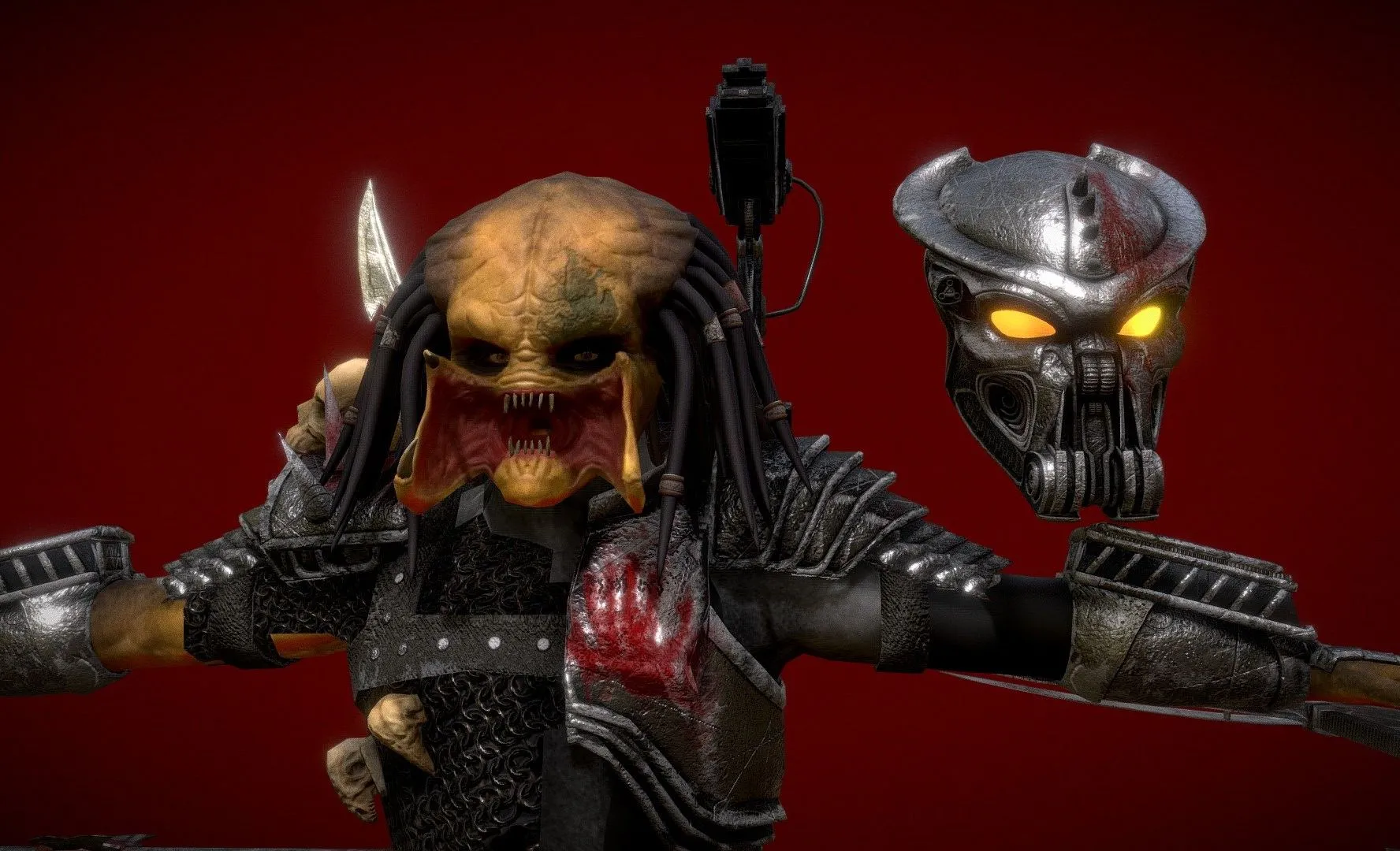 PBR Game 3D Models – Scarface Predator