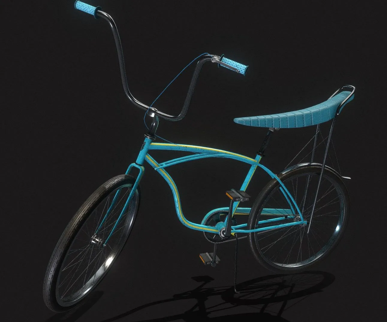 PBR Game 3D Models – Schwinn Fastback