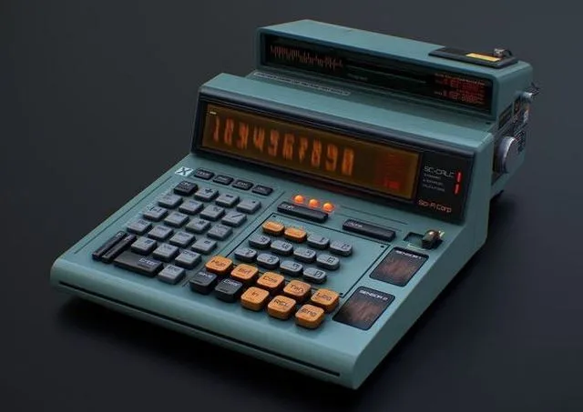 PBR Game 3D Models – Sci-Fi Calculator