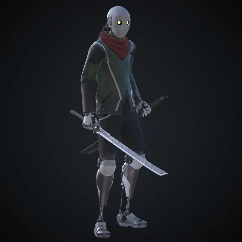 PBR Game 3D Models - Sci-fi character – Robot