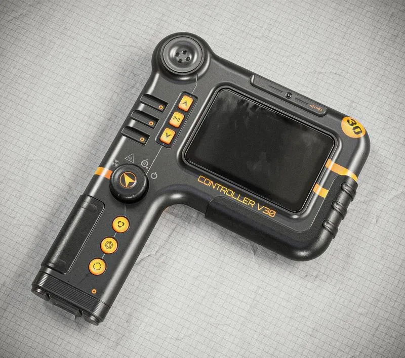 PBR Game 3D Models - Sci-fi Controller V30