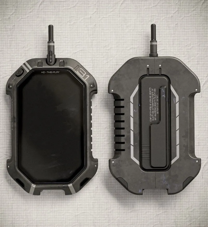 PBR Game 3D Models - Sci-fi Controller V31