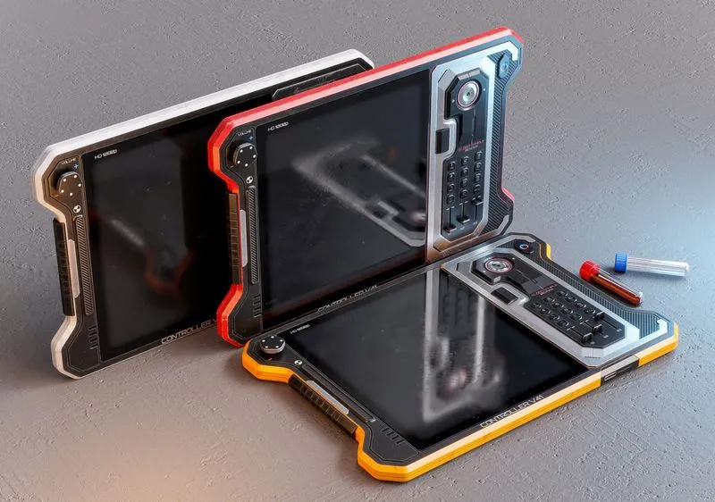 PBR Game 3D Models – Sci-fi Controller V41