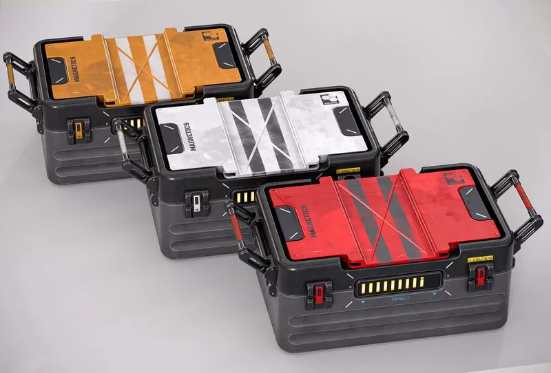 PBR Game 3D Models - Sci-fi Crate