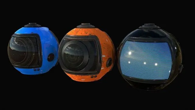 PBR Game 3D Models – Sci-Fi Drone III