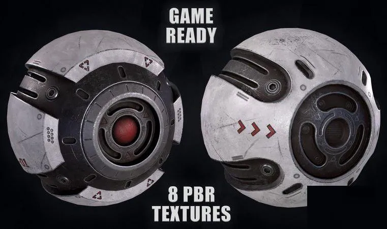 PBR Game 3D Models – Sci-fi Drone