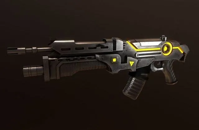 PBR Game 3D Models – Sci-Fi Energy Weapon