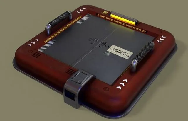 PBR Game 3D Models – Sci-Fi Floor Access Door