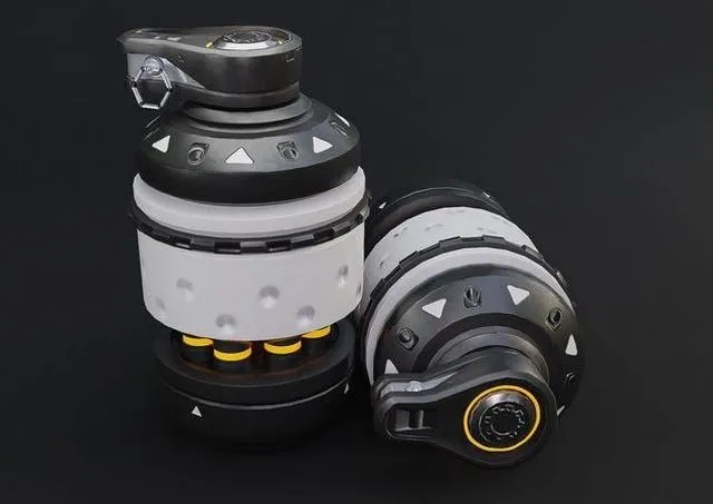 PBR Game 3D Models – Sci – fi Grenade