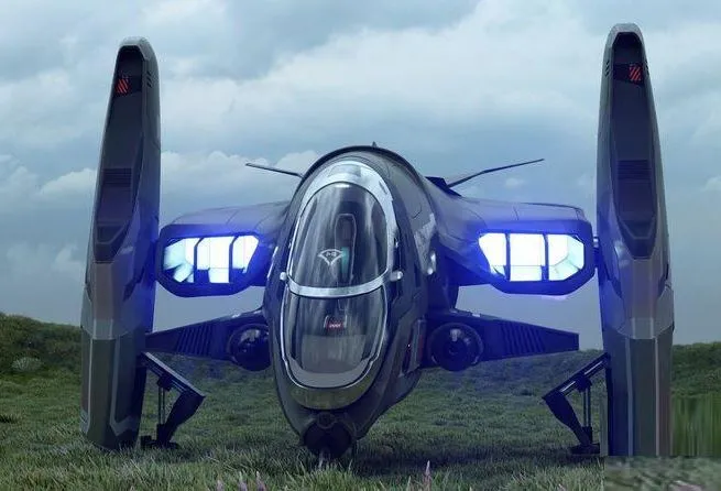 PBR Game 3D Models – Sci-Fi Light Gunship G9