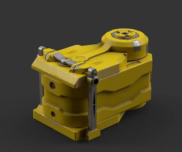 PBR Game 3D Models – Sci-Fi Loot box 3