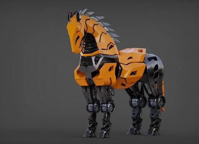 PBR Game 3D Models – Sci-Fi mech horse
