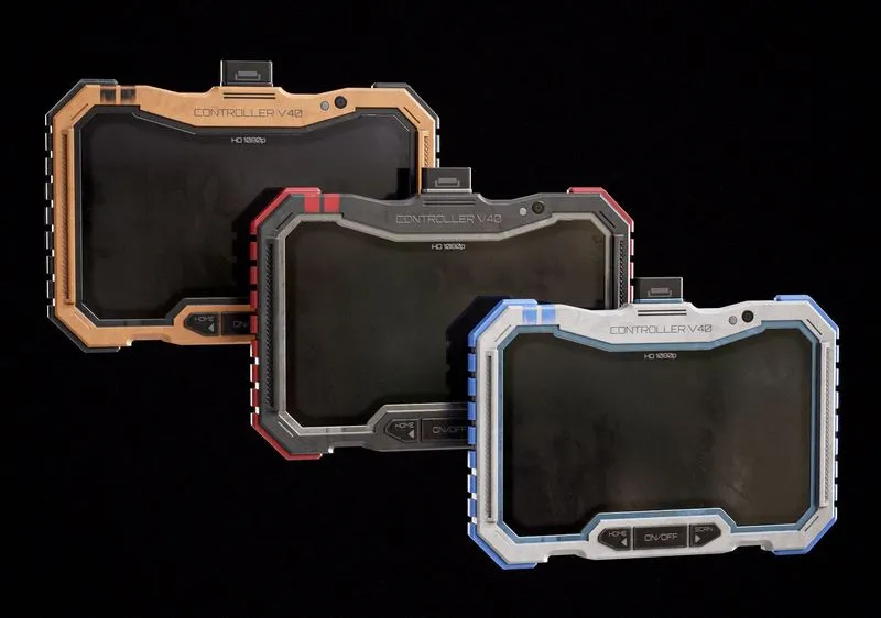 PBR Game 3D Models - Sci-fi Military Controller V40