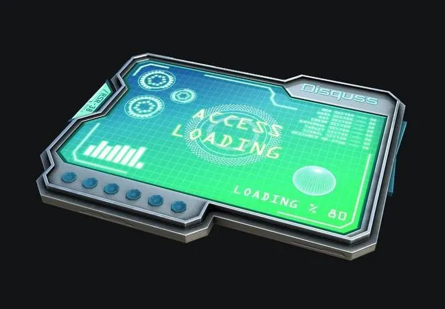 PBR Game 3D Models – Sci-Fi Tablet