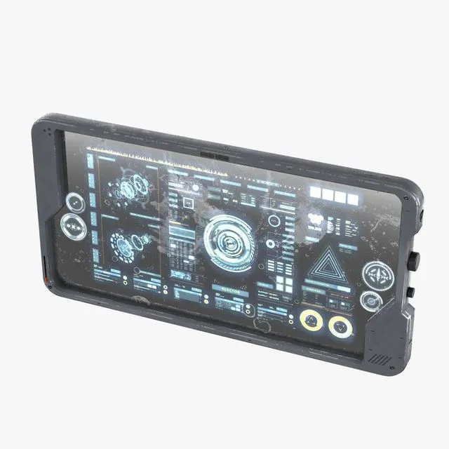 PBR Game 3D Models – Sci-fi Touch Pad 4