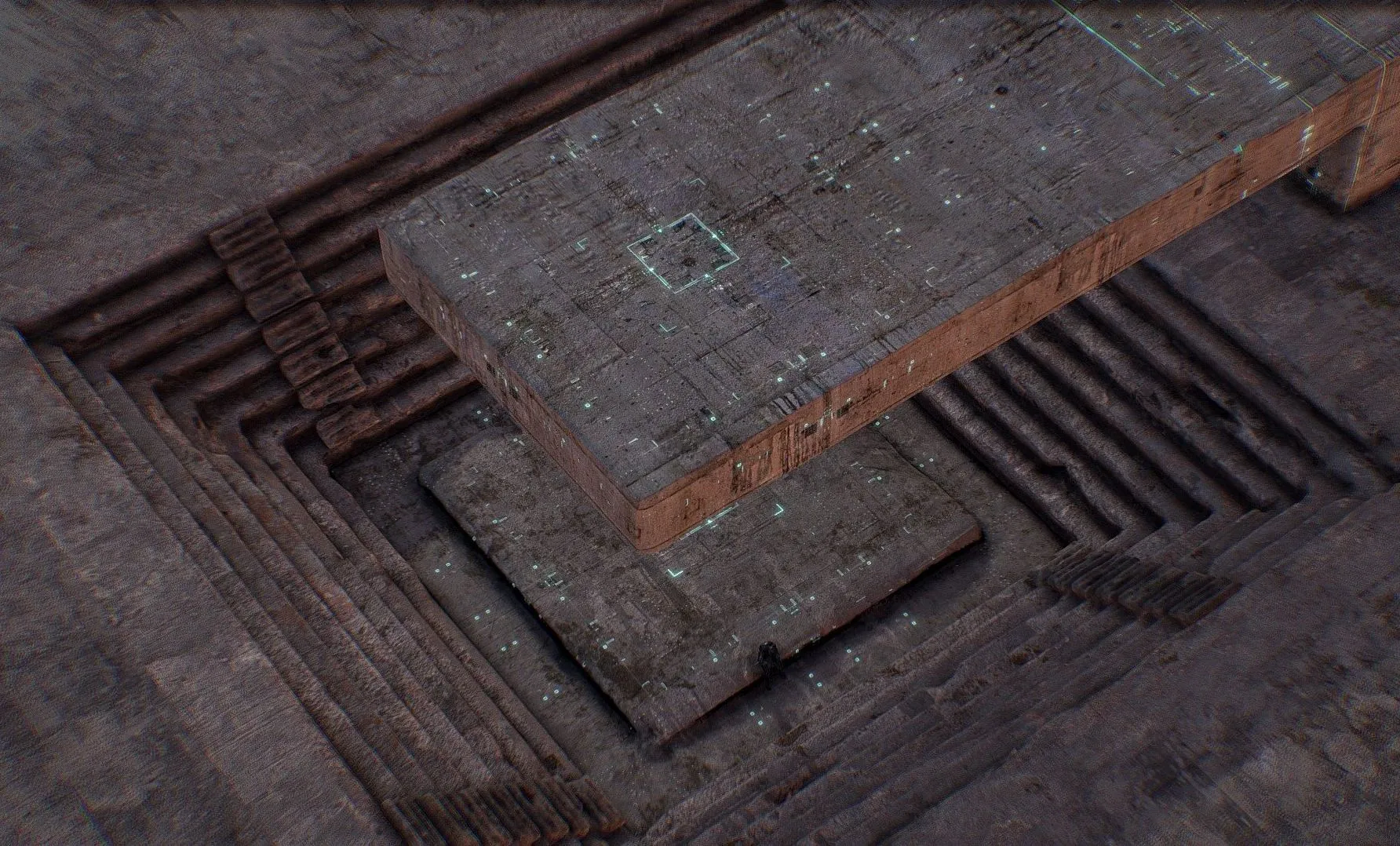 PBR Game 3D Models – Scifi Brutalism Series Structure 1